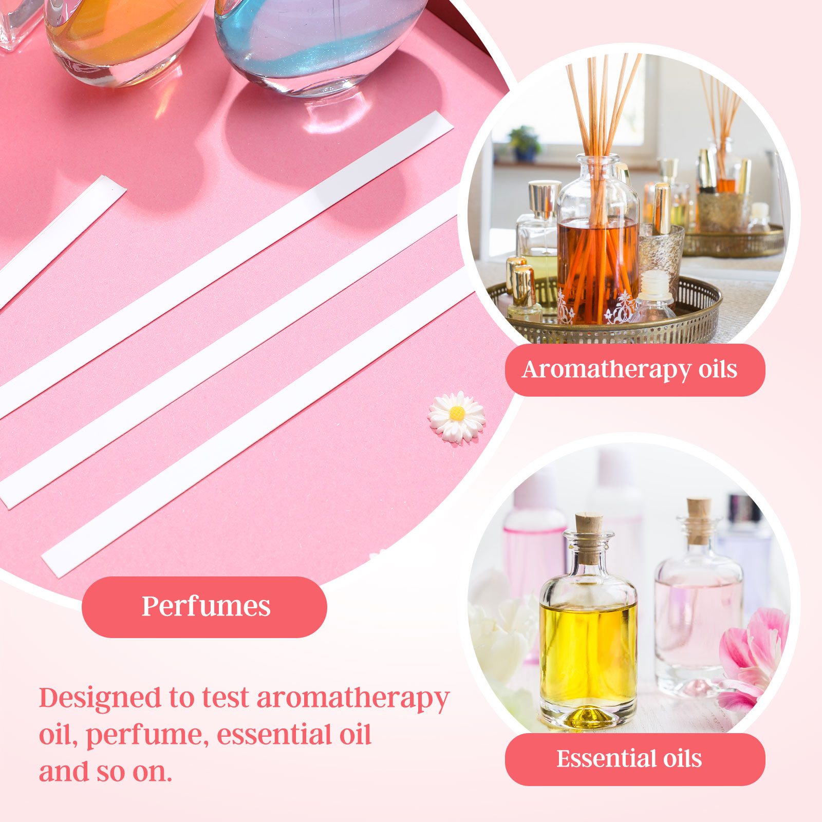 500Pcs White Outfit Scented St - Perfume Fragrance Tester recension och pris