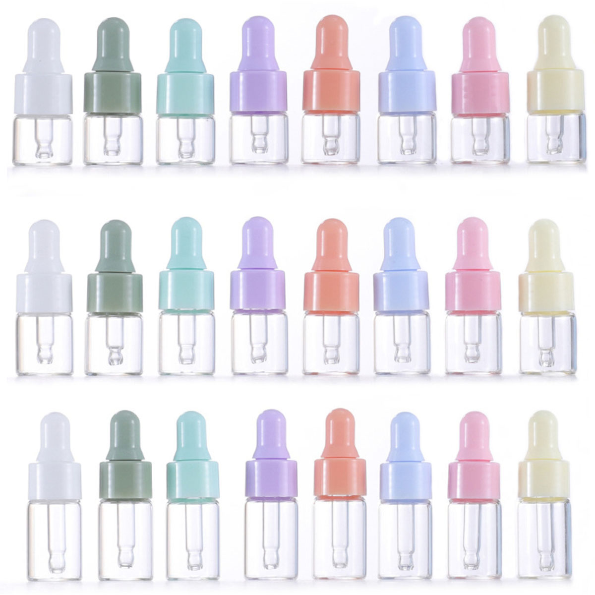 8x 1/2/3/5ml Clear Glass Dropp - Perfume Fragrance Story recension och pris